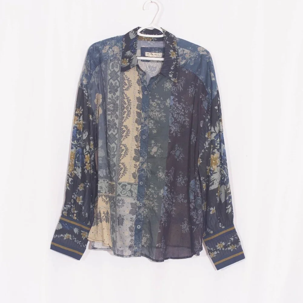 WE THE FREE Flower Patch Top Size M - Picture 5 of 11